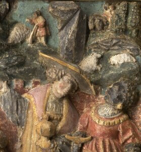 Relief Könige um 1500, Detail